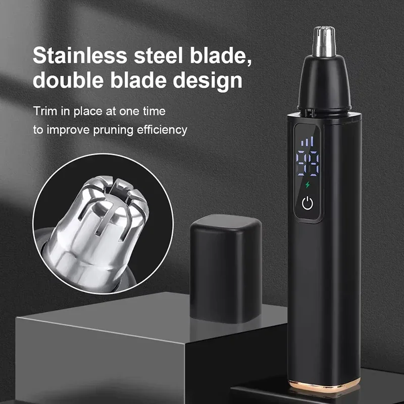 Xiaomi MIJIA Electric Nose Hair Trimmer Remover USB Rechargable LED Display Portable Nasal Cavity Nose Clean Painless Clipper ﻿ 5