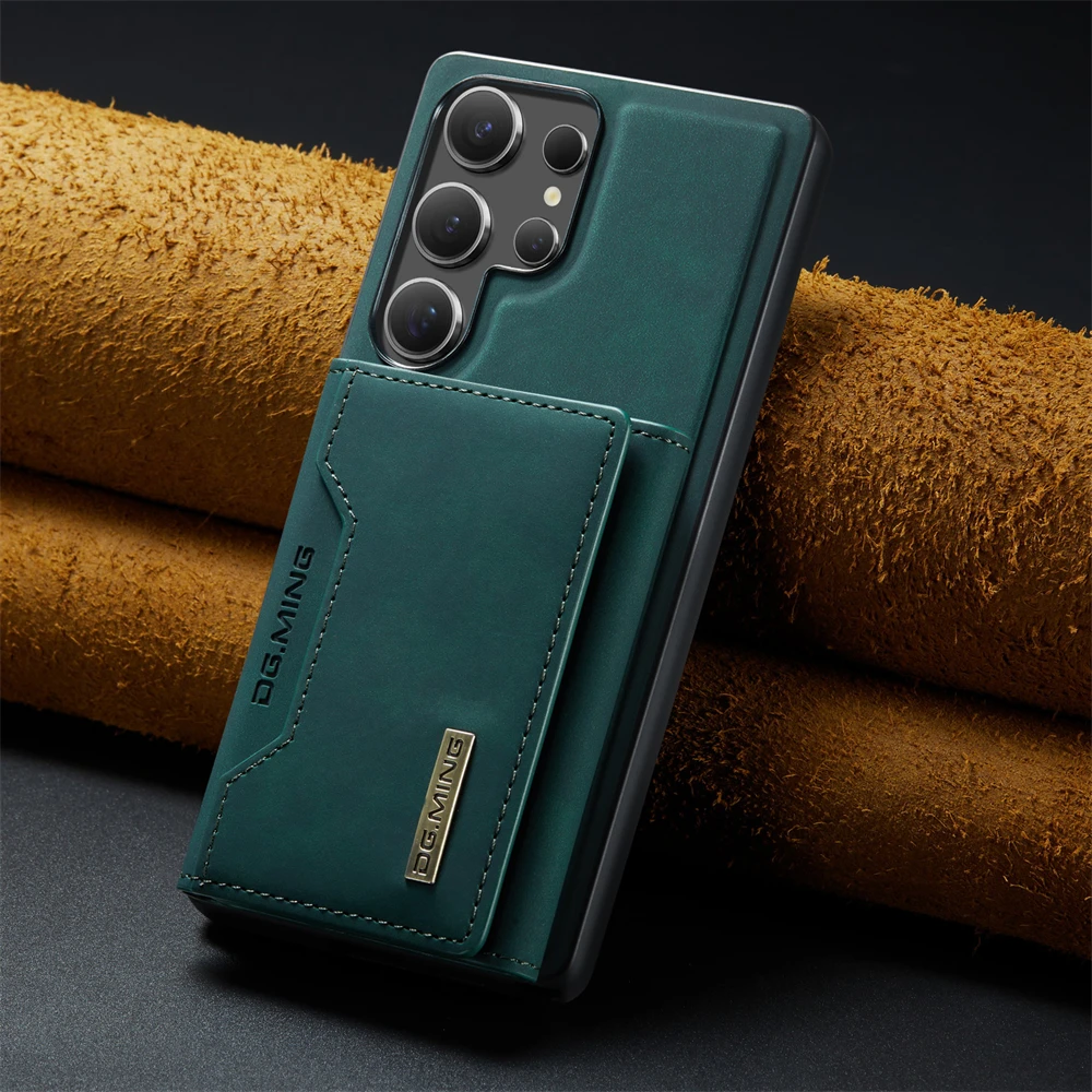 2-in-1 Detachable Magnetic Leather Wallet Case