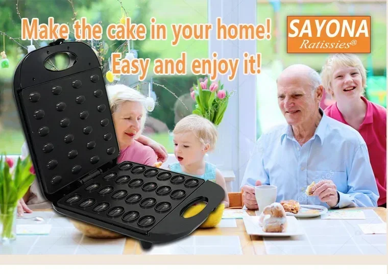 Description Picture 5 of itemLarge household nut machine nut machine frying pan machine cake machine sandwich machine baking machine donuts machine maker