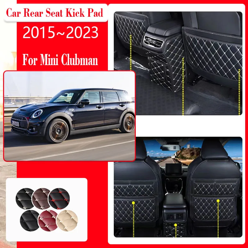 

Car Seat Kick Mat For BMW Mini Cooper Clubman F54 2015~2023 Anti-dirty Protector Back Seat Pad Carpet Auto Accessories 2021 2022