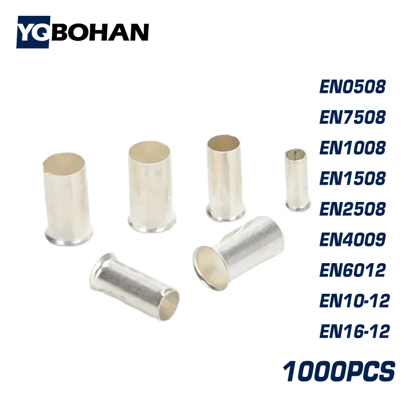 1000pcs-Pack-EN0508-EN7508-EN1008-EN1508-Insulated-Ferrules-Terminal ...