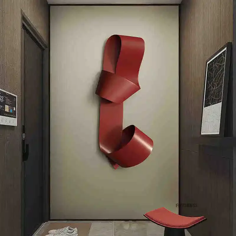 Creative Irregular Hanging Decorations Light Luxury Living Room Wall Decorations Modern Iron Corridor Room Decoration Home WW 3