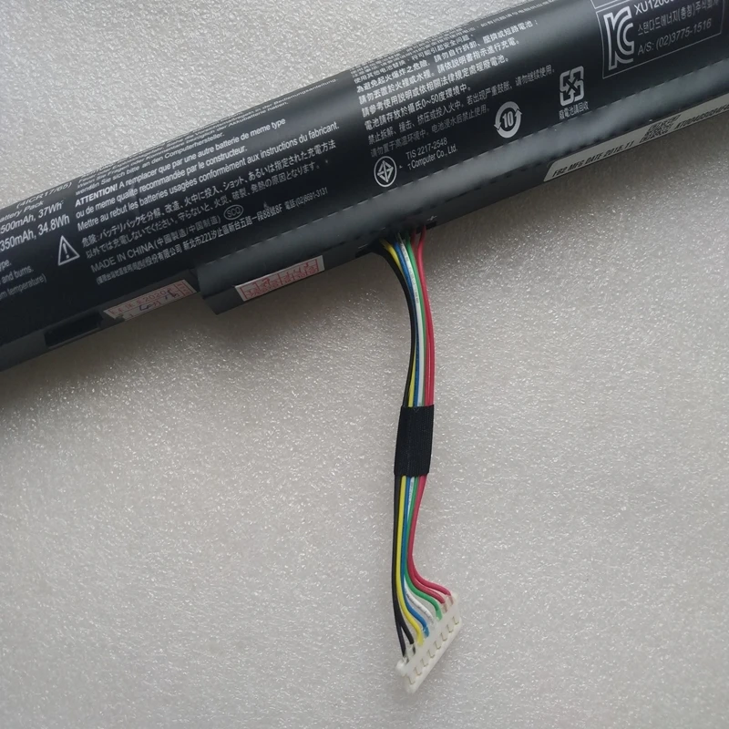 Acer Aspire-al15a32 Bateria V3574tg E5422g 473g 522g 532t 553g 573g 772g 773g Es1-420 422 F5-572g Travelmate P277 P278 Novo - Imagem 3