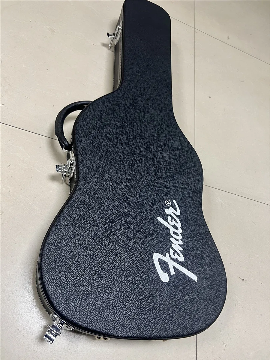 Factory direct electric guitar case Leather wood metal accessories Leather case Guitar case st tele electric guitar