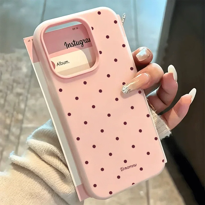 Timeless Red and Black Polka Dot 2-in-1 Protective Case
