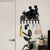 Industrial Style Metal Wall Key Hook, Living Room Kitchen Wall Hook 2