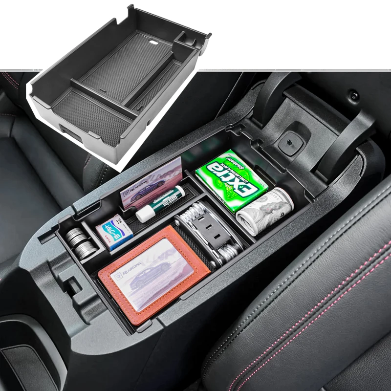 

Center Console Organizer For Chevy Equinox 2018 2019 2020 2021 2022 2023 2024 Armrest Storage Box Hidden Box Car Accessories
