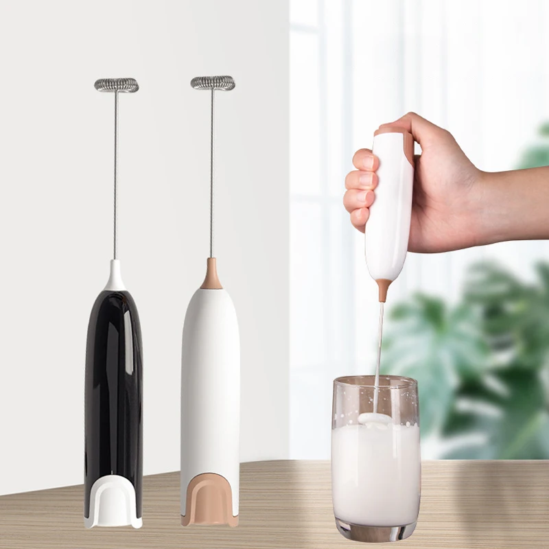 Milk frother Mini Milk Frother Handheld Foam Maker For Lattes Whisk Coffee Cappuccino Frappe Matcha Hot Chocolate Egg Beater Drink Mixer