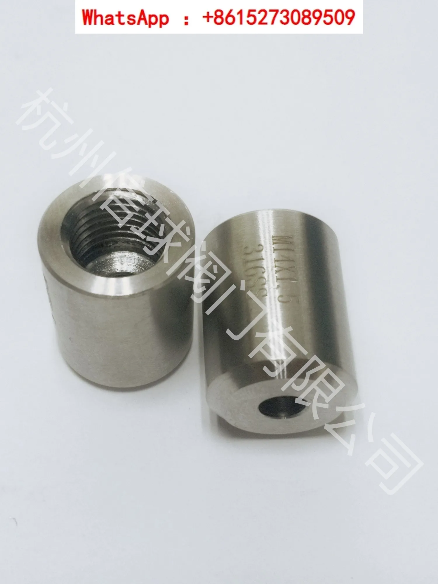 

304/316L stainless steel welded base pressure gauge head inner wire thermometer instrument connector M20M14*1.5