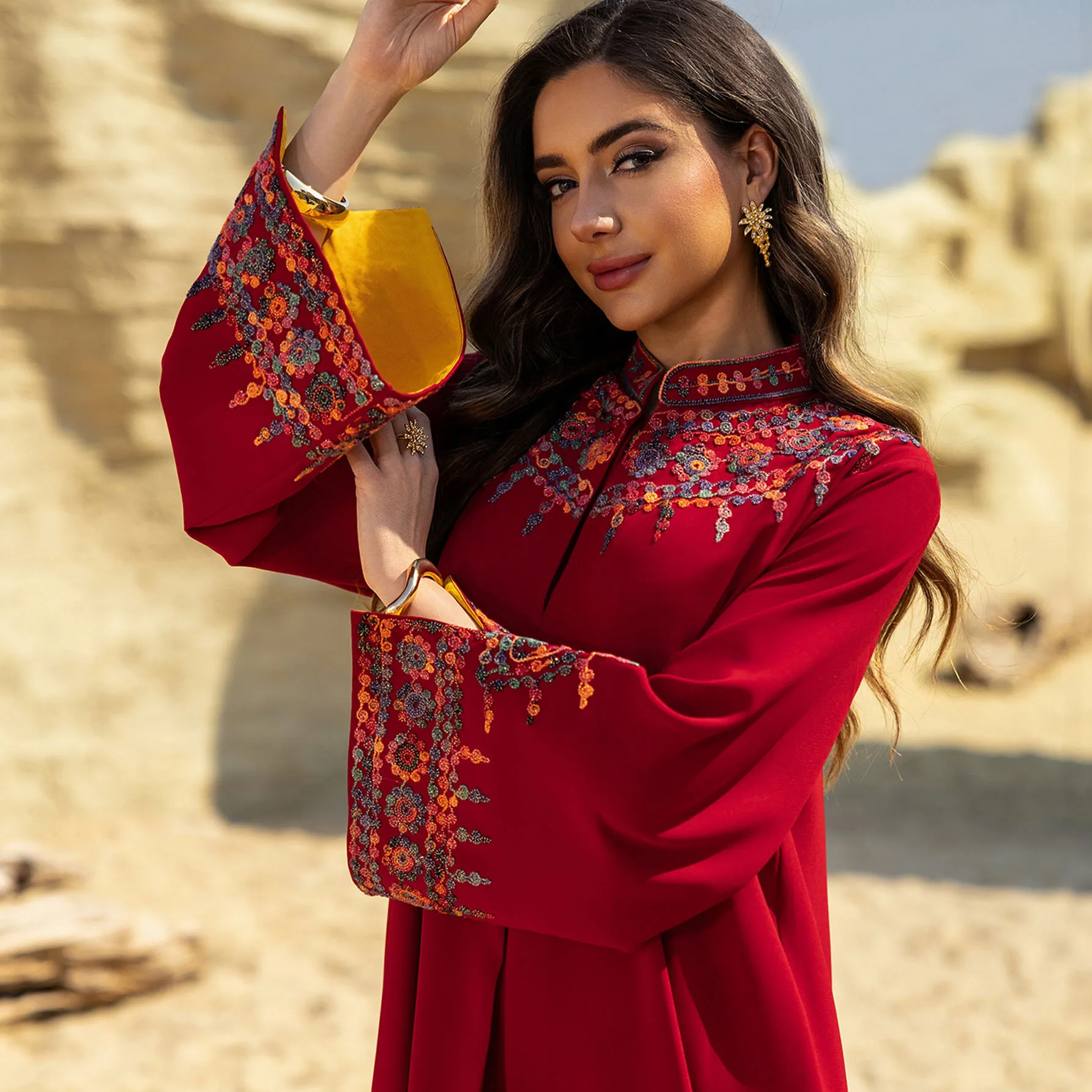 فستان العيد قفطان مغربي