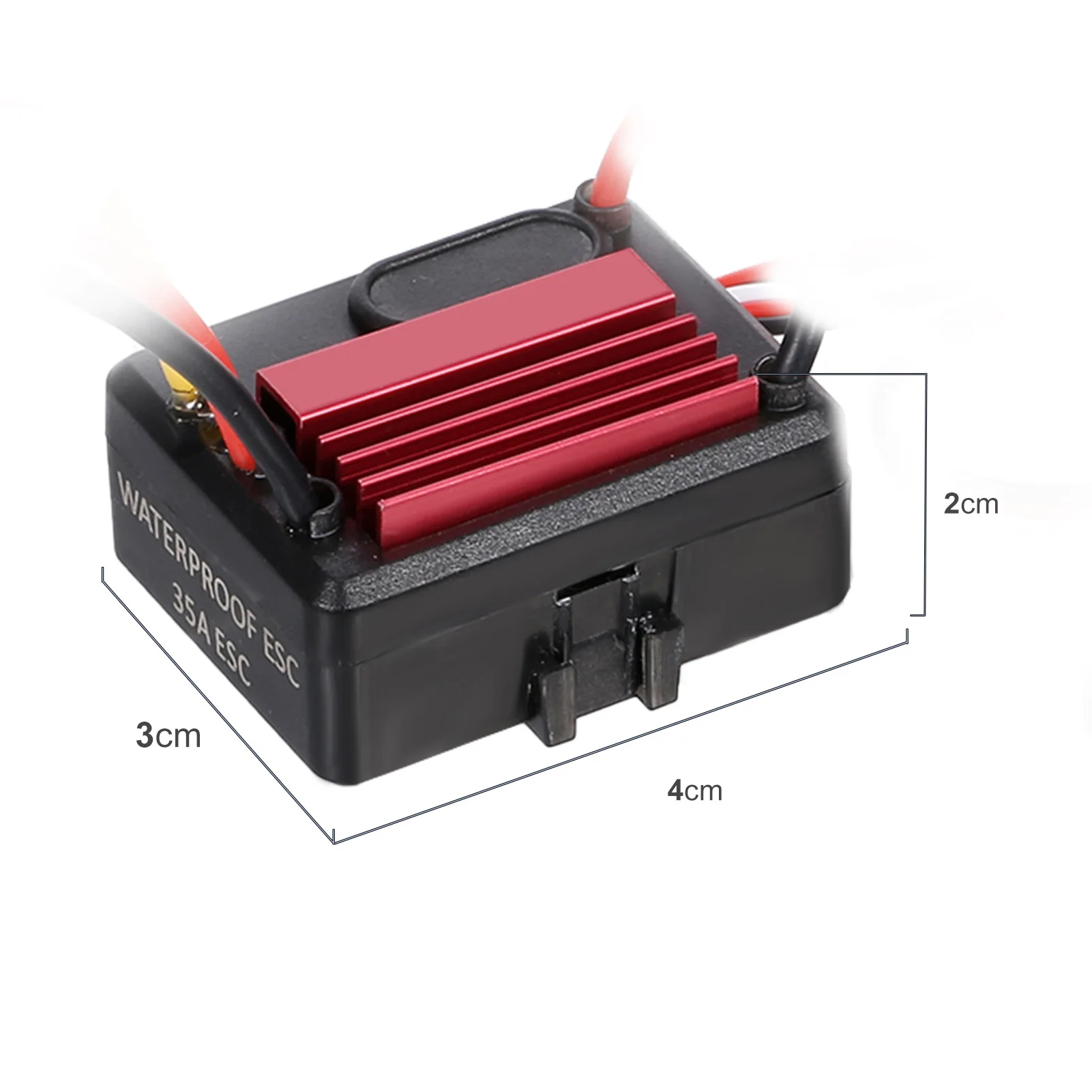 ESC 35A Speed Controller para RC Car 1/16 1/18, Alúmánach