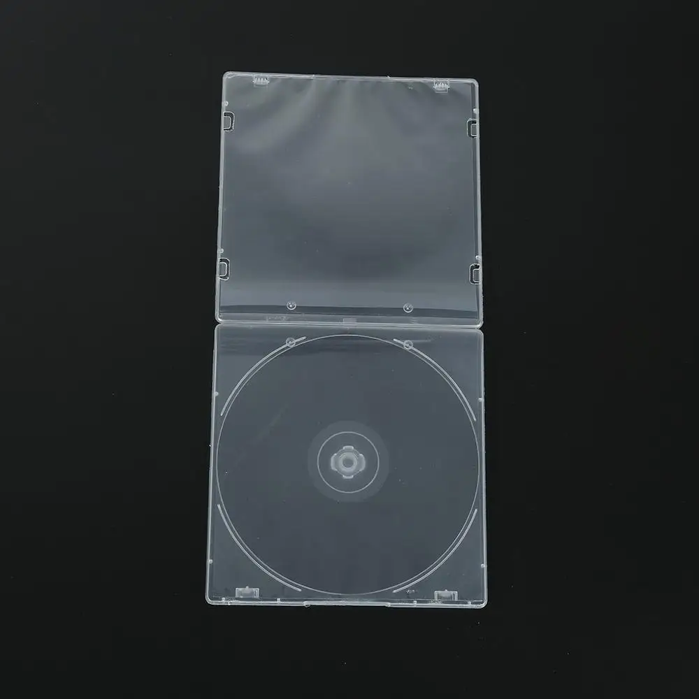 

Case 5.2mm Single Ultrathin Standard Clear Package Portable CDR Disc Album Storage Organizer Box For Home Cinema