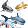 Rc Shark Toy Remote Control Animals Simulation Submarine Toy Whales Waterproof Bathtub Pool Electric Toys for Kids Boys Gift 3