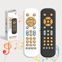 TV simulation remote control, children with music, English learning remote control, early education, puzzle, cognitive toys 1