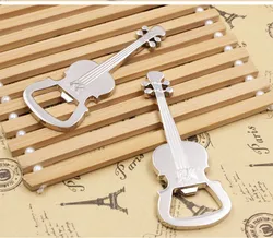 Musical Instrument - Inspired Creative Guitar Bottle Opener Gift (Silver)