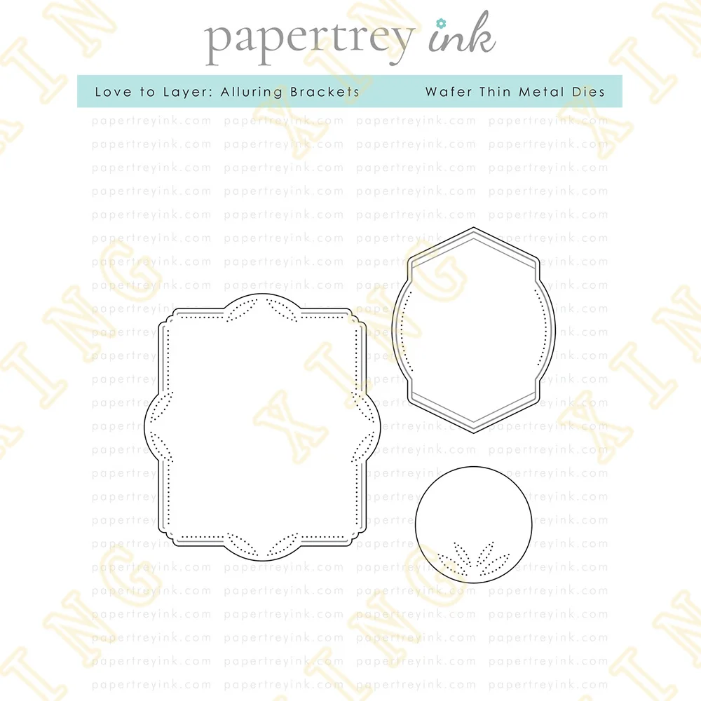 

Alluring Brackets New Metal Cutting Dies Scrapbook Diary Decoration Stencil Embossing Template DIY Greeting Card Handmade