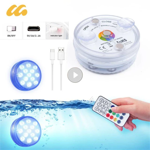 Luce per acquario alimentatore USB ad alta luminosità lampada sommergibile  lampada per piscina subacquea acquario luce per acquario uso domestico -  AliExpress