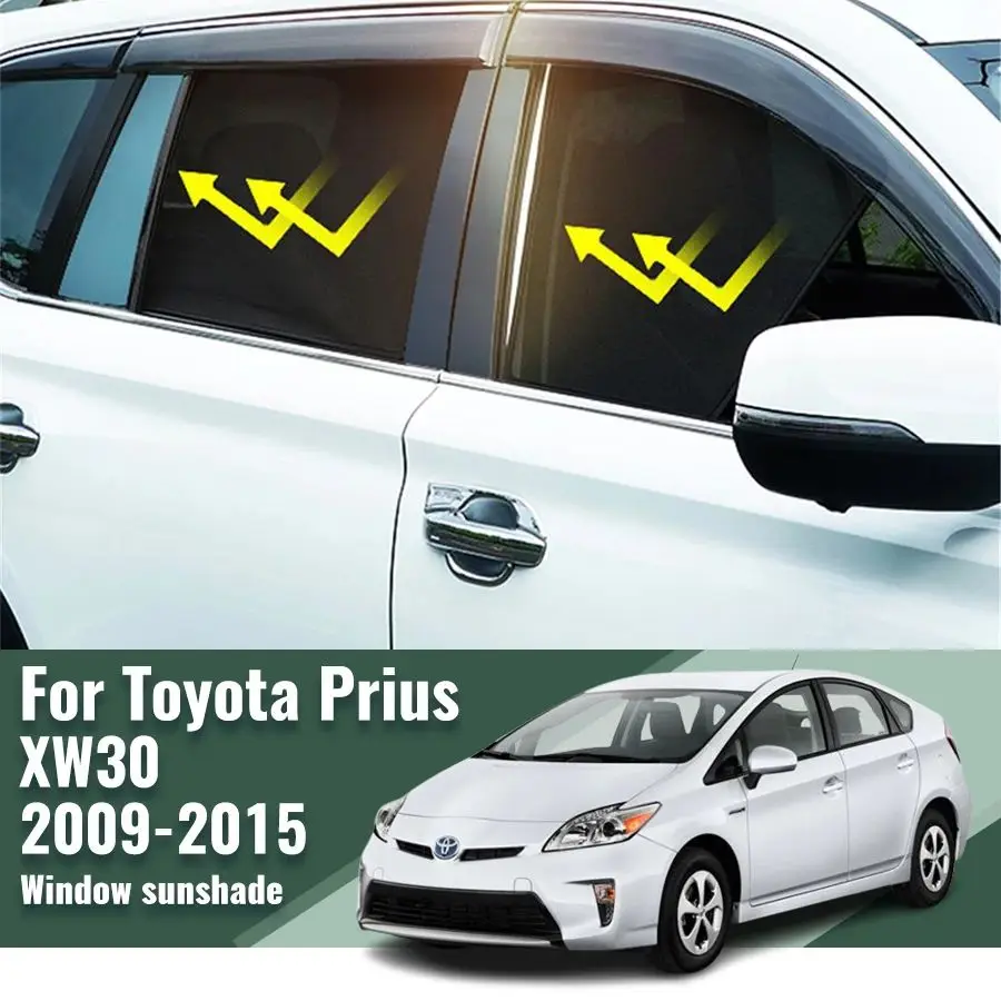 

For Toyota Prius XW30 2009-2015 Magnetic Car Sunshade Visor Front Windshield Curtain Rear Side Baby Window Sun Shade Shield