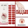 Semi-Cured Gel Nail Wraps Super Long Lasting Gel Nail Stickers 60s LED Lamp Need Nail Art Accessories Easy to Remove 4