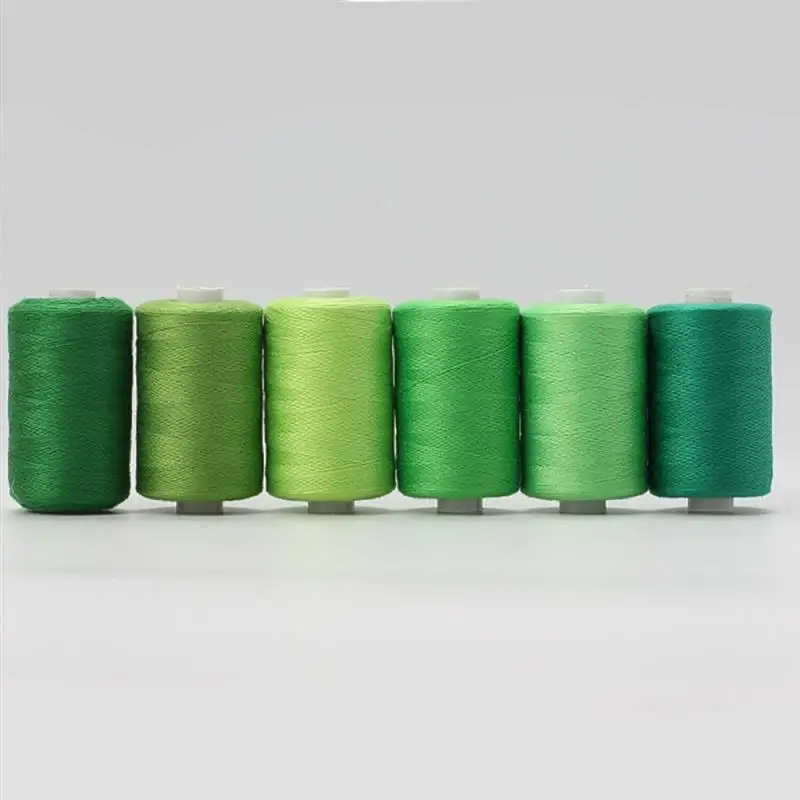 Description Picture 3 of item402 Sewing Thread 100% Polyester Single Roll Of 1000 Yards Household Sewing Machine Line Hand-Stitched Clothes Wire