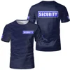 Classic Security Uniform Cheap Men's T-shirts Bodyguard Professional Work Clothes Tee Guard Light Breathable Procurement Tops 1