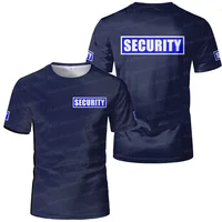 Classic Security Uniform Cheap Men's T-shirts Bodyguard Professional Work Clothes Tee Guard Light Breathable Procurement Tops 1