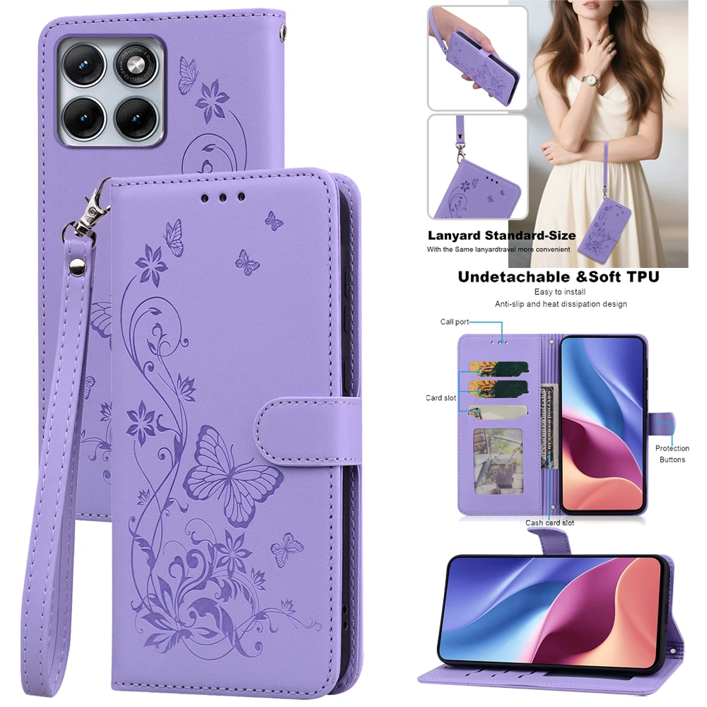 Leather Wallet Flip Phone Case – Elegant and Durable Protective Cover