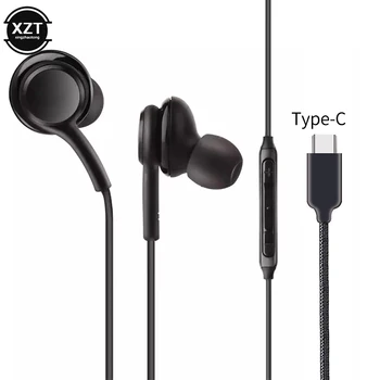 Note10 eraphon usb typ c in-ear kopfhörer digitale hifi ohrhörer mit mikrofon für samsung galaxy s20 note 10 pro für huawei xiaomi — изображение 2