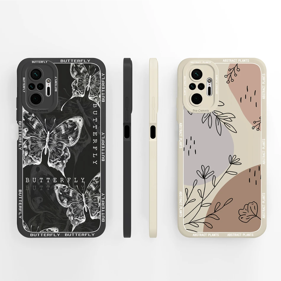 Butterfly Candy Liquid Silicone Phone Case - Vibrant Protection with Style