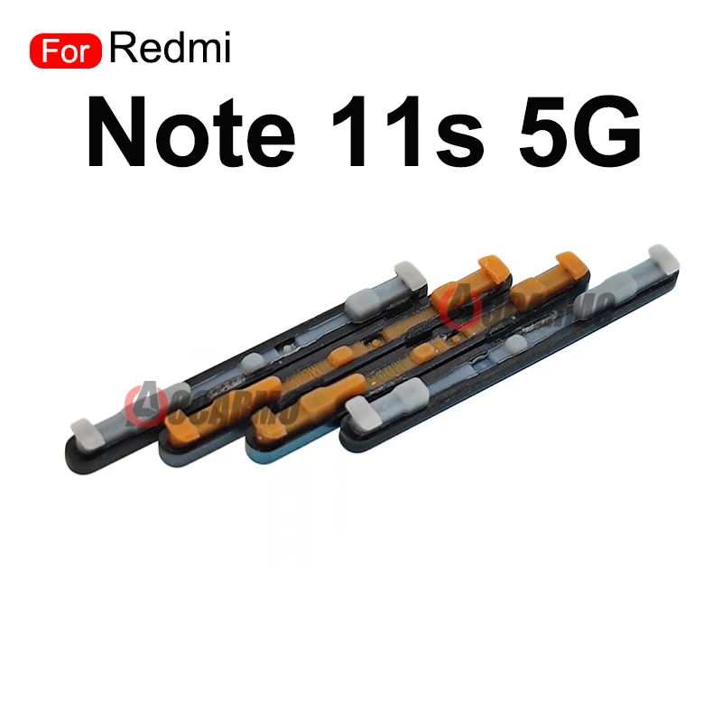 Redmi Note 11S 5G 용 볼륨 업 다운 전원 사이드 키 버튼 교체 수리 부품