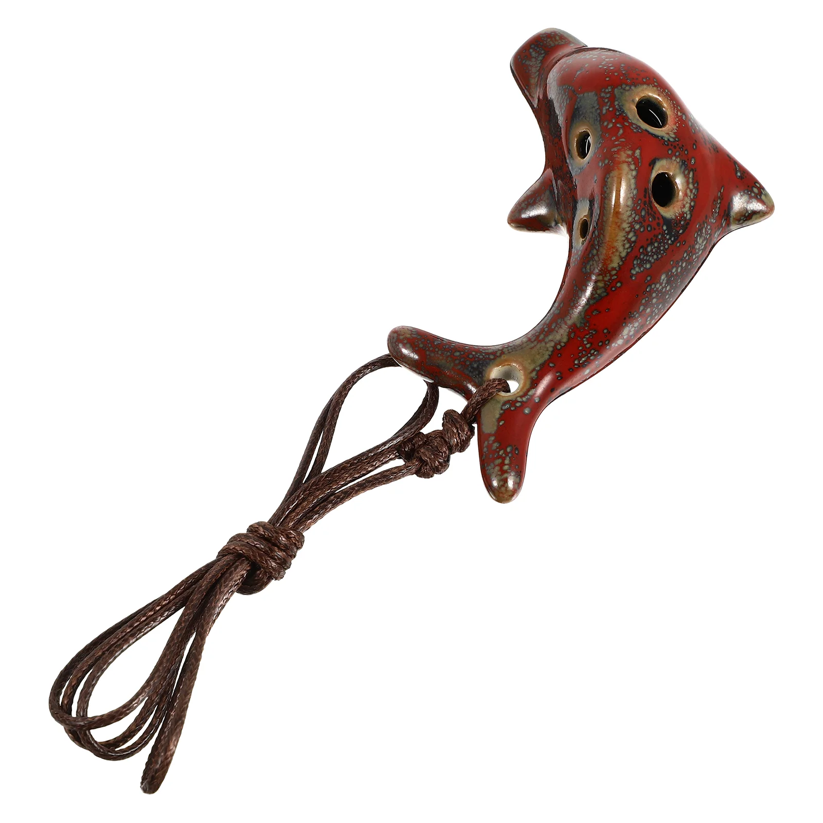 

Dolphin Shaped Ocarina Exquisite Wind Instrument Beginner 6-hole Ocarina Gift