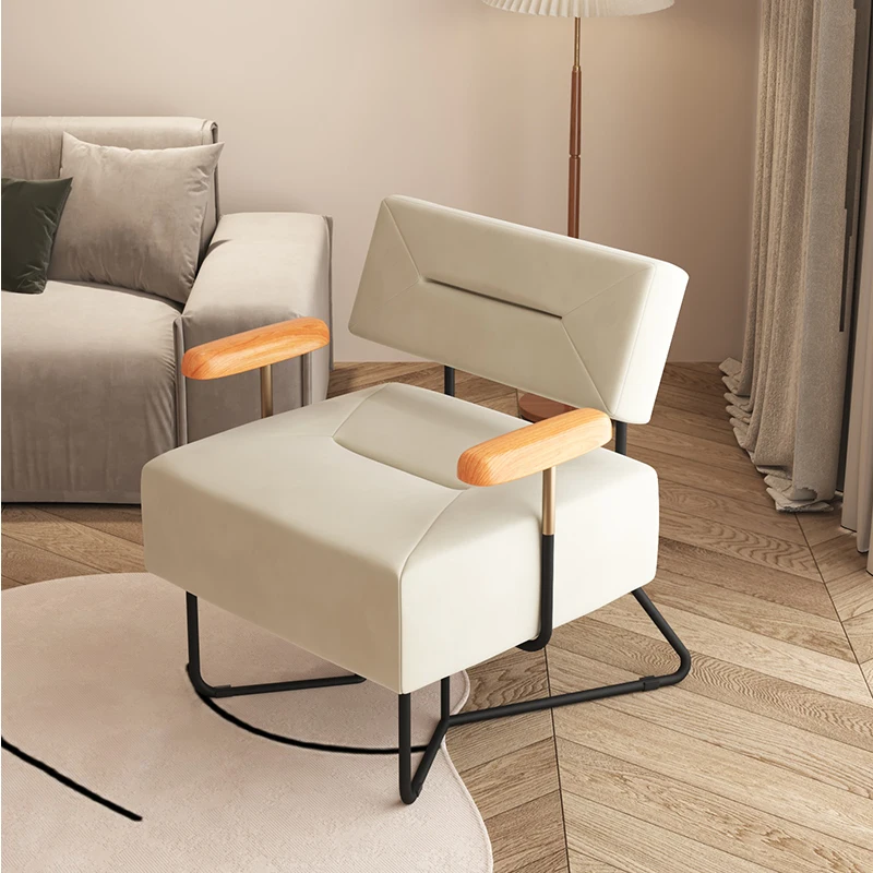 

Одноместный стул для гостиной, дизайнерский роскошный креативный Одноместный стул, нордический стул для отдыха, простой современный стул
