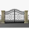 China Professional Iron Gates Modern Wrought Iron Doors Gate Iron Main Gate Designs 6