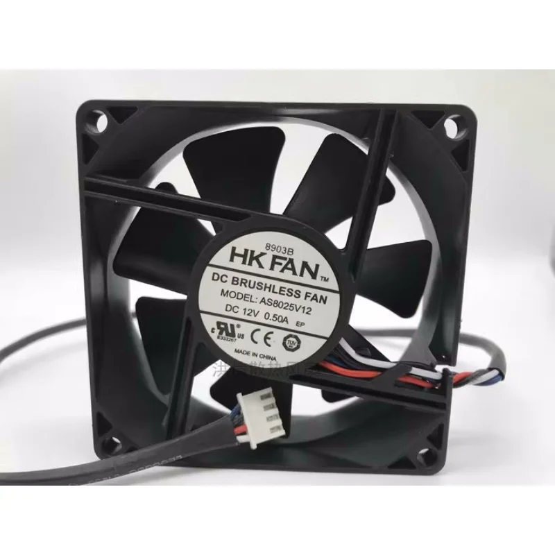 Original Kfan Ups Ventilador de Refrigeração As8025v12 Dc12v 0.50a Ups 80x80x25 mm
