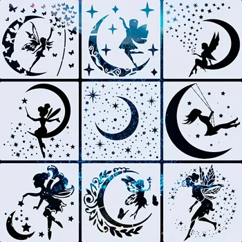 Moon Fairy Stencil Set 1