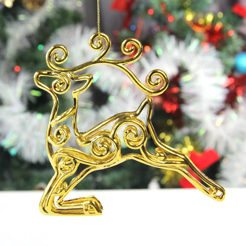 

Christmas ornaments Christmas pendants Window decoration Christmas deer Hollow deer ornaments Pendant ornaments Holiday gifts