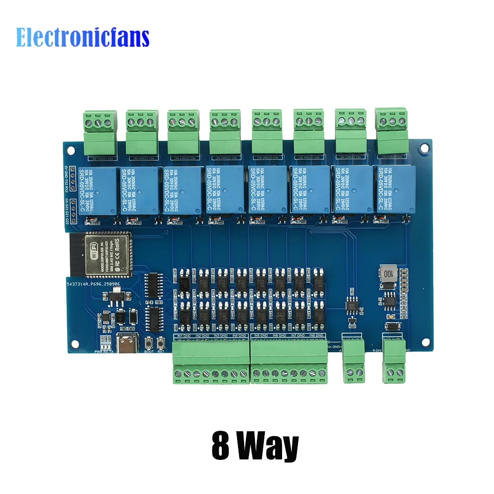 ตัวเลือกสินค้า โมดูลรีเลย์ ESP32 ควบคุม Wi-Fi Bluetooth 4/8 ช่อง