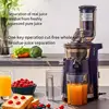 110/240V    соковыжималка шнековая Household slag juice separation small fruit and vegetable portable fresh pure fried juicer 1