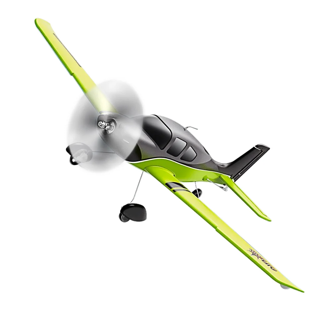 9IMOD RC 비행기 580 SR22 브러시리스 4채널 EPP 비행기 자동 균형 조정 30분 비행 시간 1000mAh 제어 글라이딩 항공기