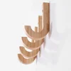 Wood Clothes Hanger Wall Mounted Coat Racks Storage Hook Key Holder Hat Scarf Handbag Hanger Organizer Home and Decoration Hooks 6