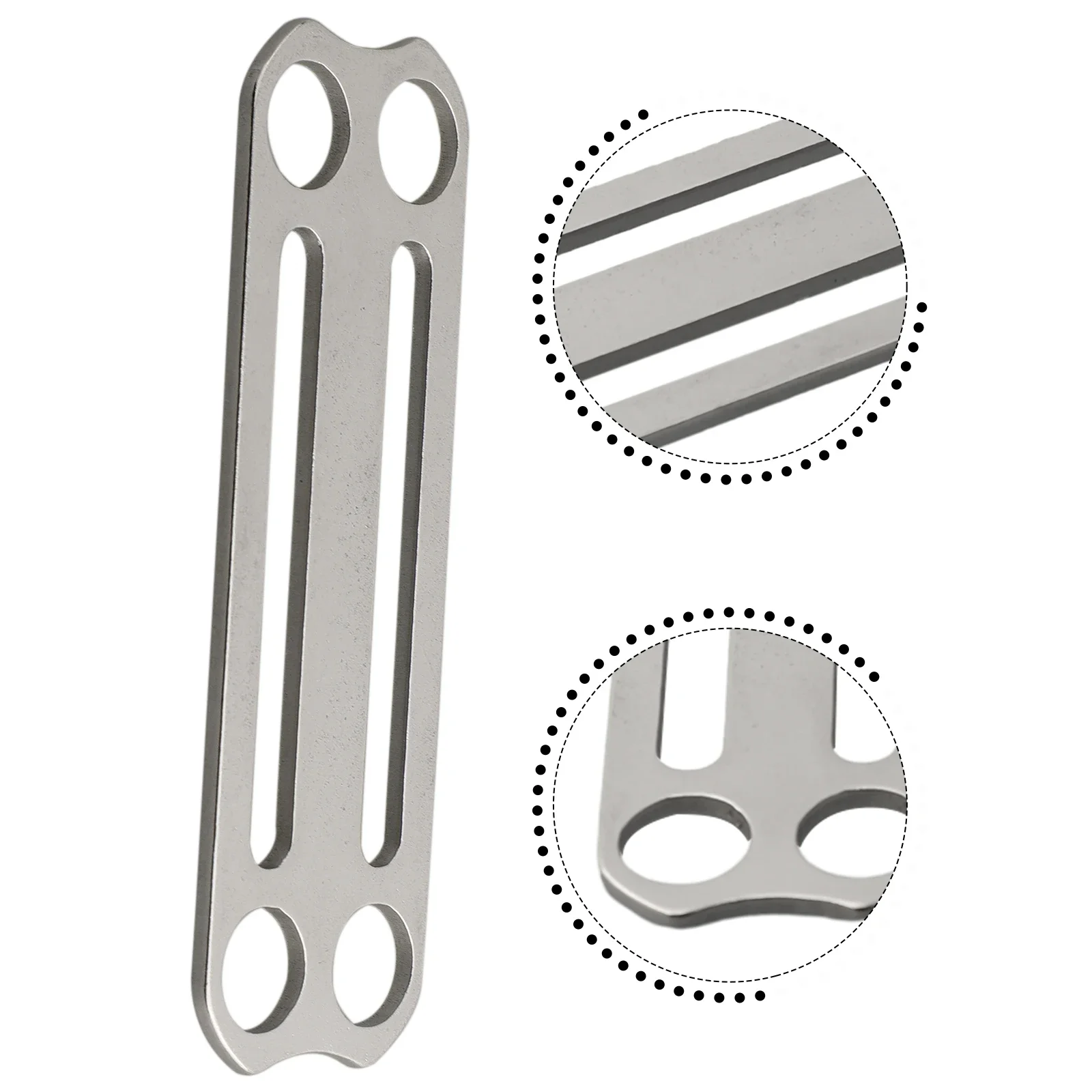 

Water Sports Stainless Steel Diving Weight Belt Slide Keeper D Ring Webbing Harness Belt Retainer Stopper Accessories