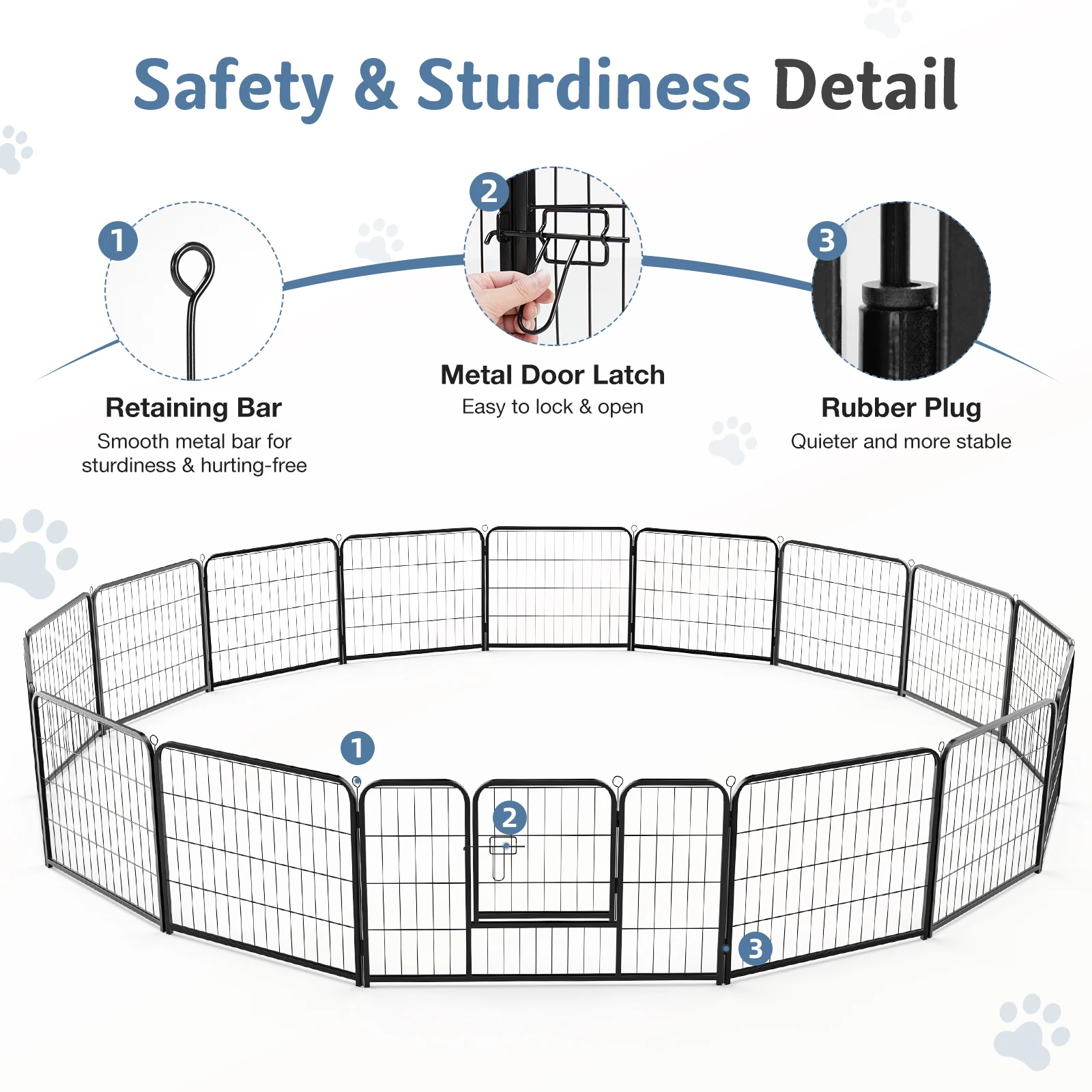 Dog Indoor Playpen 4