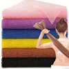 2pcs African Exfoliating Sponges Towel Mesh Bath Scrub Washcloth Double Side Wash Bath Loofah for Smooth Skin Back Shower Scrubb 1