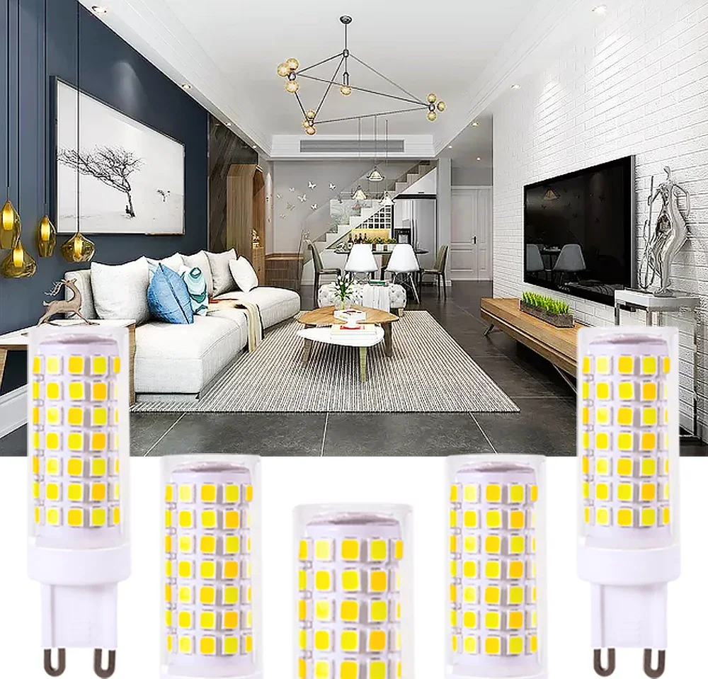 Description Picture 2 of itemG9 led bulb 3W 5W 7W AC 220V G9 led lamp SMD2835 G9 LED Corn light Replace 30W 40W 50W 70W 80W halogen light Home lighting