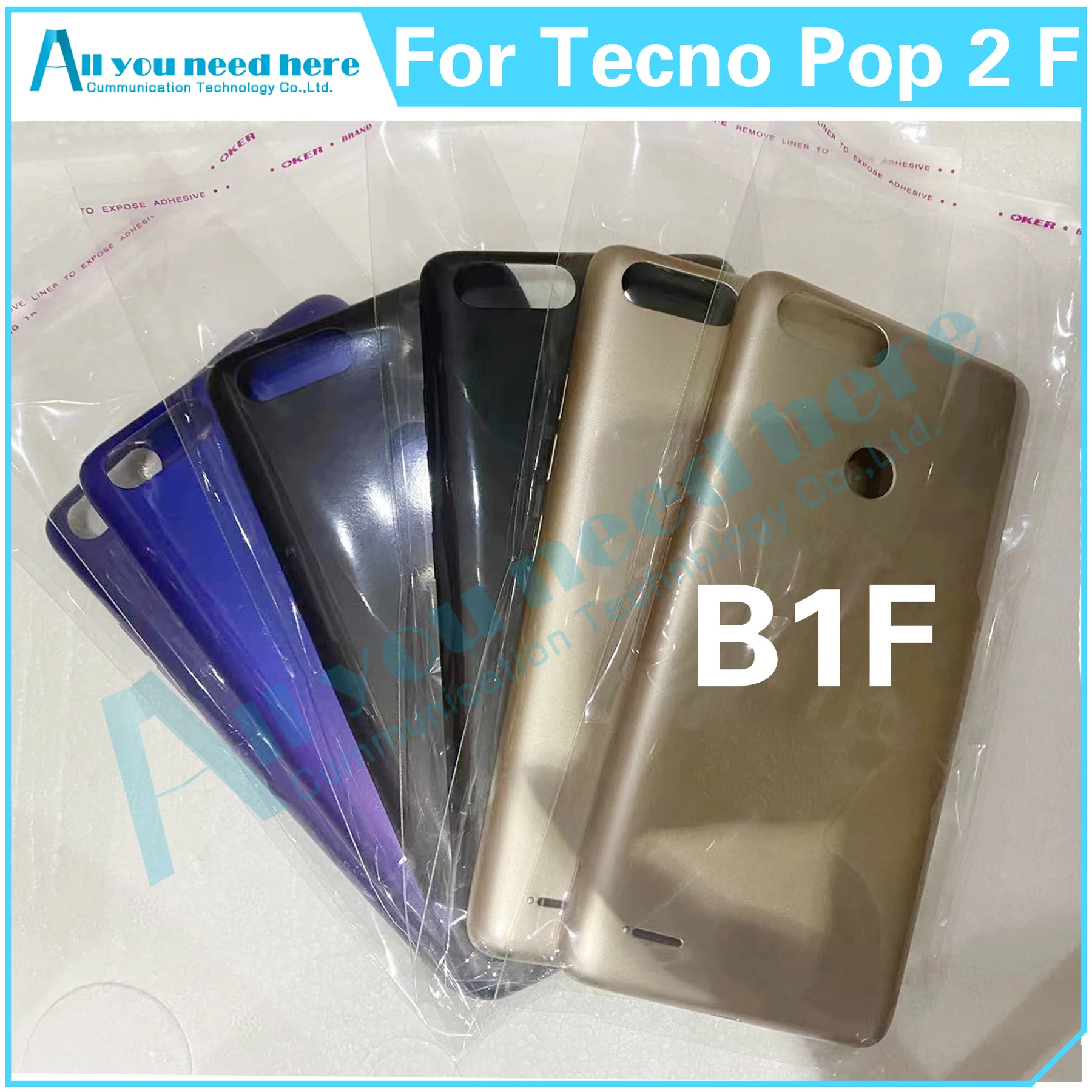 

5.45 Inch For Tecno POP 2F B1F Back Cover Door Housing Case Rear Cover For POP2F 2 F Battery Cover Replacement