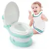 Soft 3 in 1 Cushion Kids Children Toilet Seat Stand Potty Training Stand Potty Toilet Training Seat Step Stool with Splash Guard 4