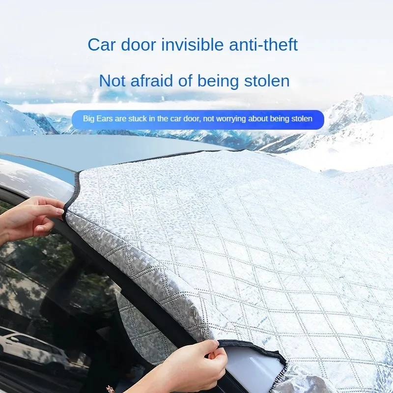 Car Cover Windshield Cover Front Windscreen Sun Shade Snow Protector Ice Blocked Front Window