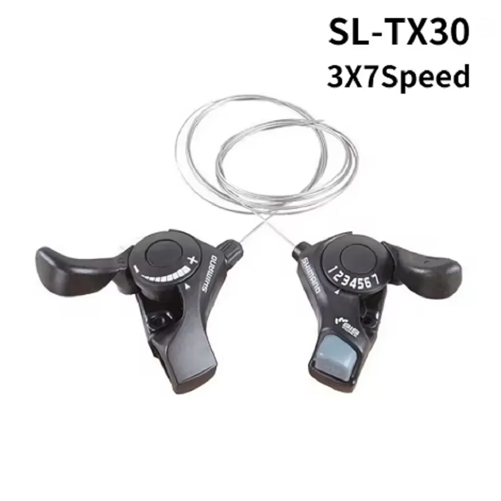 SHIMANO Tourney SL TX30 Bicycle Shift Lever 6/7s 18/21 3 Speed with Inner gear cable bicycle shift lever