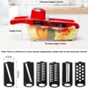 Vegetable Cutter with Steel Blade Slicer Potato Peeler Carrot Cheese Grater vegetable slicer Kitchen Accessories 5