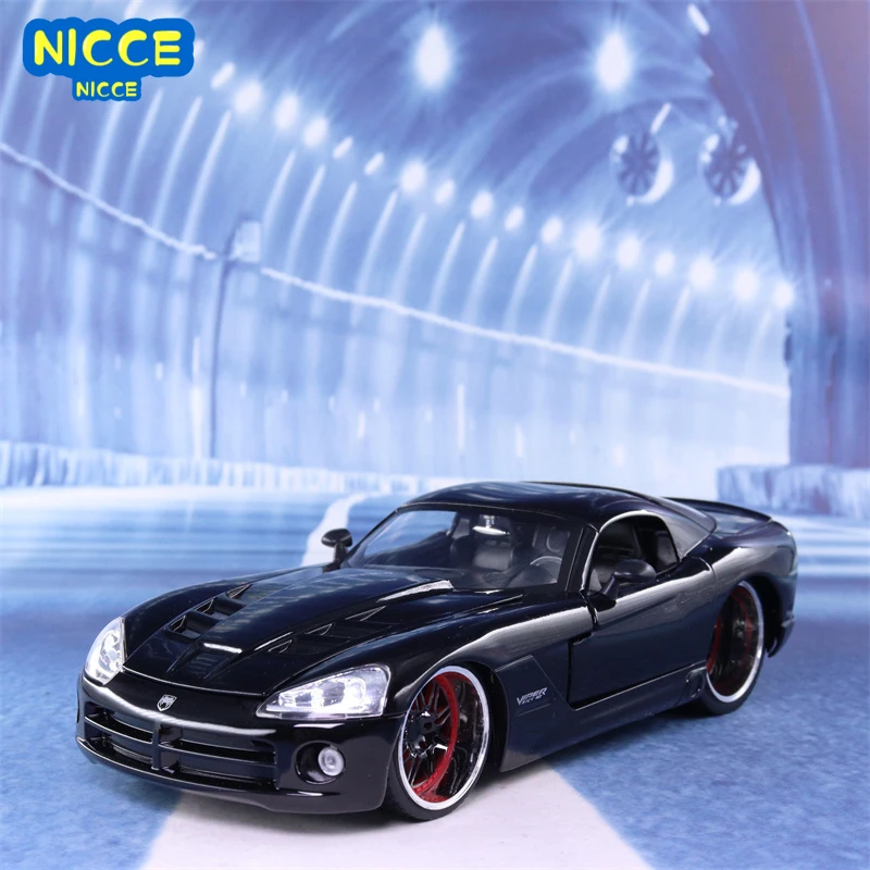 NICCE 1:24 Dodge Viper SRT10 Toy Alloy Car Diecast Toy Vehicles Car Model Miniature Scale Model Car Toys for Children Z29 RC Cars hot